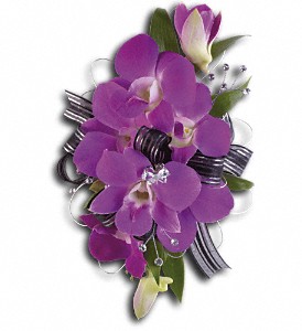 Purple Promise Wristlet in Kentwood LA, Glenda's Flowers & Gifts, LLC