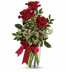 Thoughts of You Bouquet with Red Roses in Kentwood LA, Glenda's Flowers & Gifts, LLC