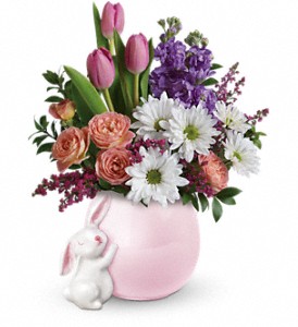 Teleflora's Send a Hug Bunny Love Bouquet in Kentwood LA, Glenda's Flowers & Gifts, LLC