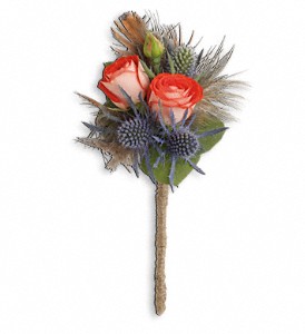 Boho Dreams Boutonniere in Kentwood LA, Glenda's Flowers & Gifts, LLC