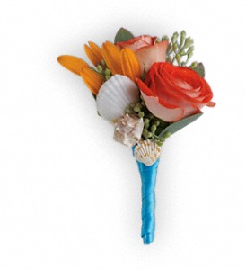 Sunset Magic Boutonniere in Kentwood LA, Glenda's Flowers & Gifts, LLC