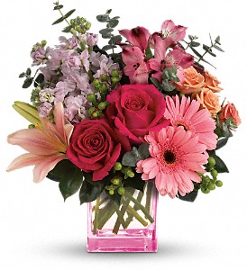 Teleflora's Painterly Pink Bouquet in Kentwood LA, Glenda's Flowers & Gifts, LLC