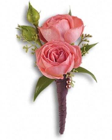 Rose Simplicity Boutonniere Boutonniere