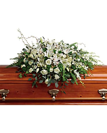Grandest Glory Casket Spray Sympathy Arrangement