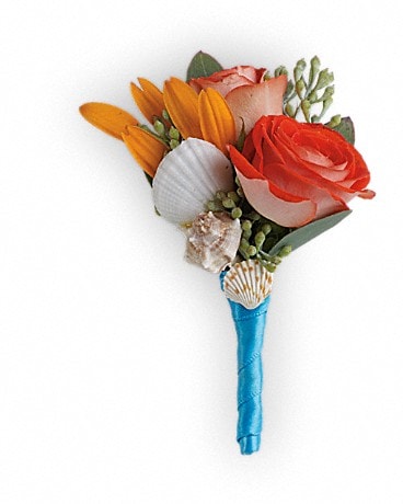 Sunset Magic Boutonniere Boutonniere